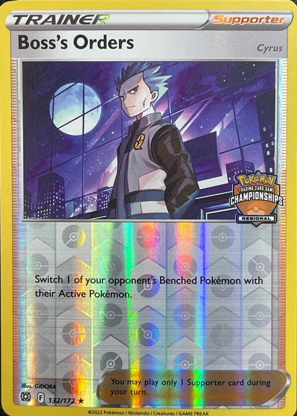 Brilliant Stars Boss's Orders [Regional-Championships] Pokémon card